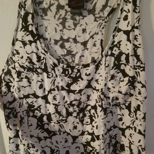 Black and white tank